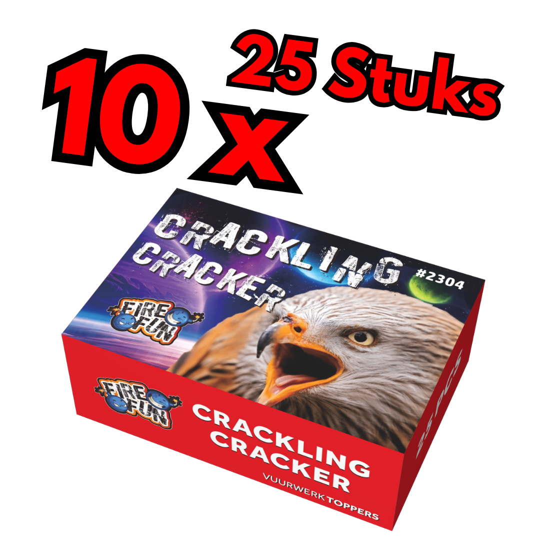 SUPER AANBIEDING 10 PAK Crackling Cracker
